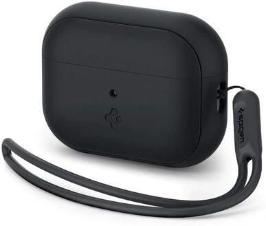 Etui Na Słuchawki Spigen Silicone Fit Strap Do Apple Airpods Pro 1/2 Czarny