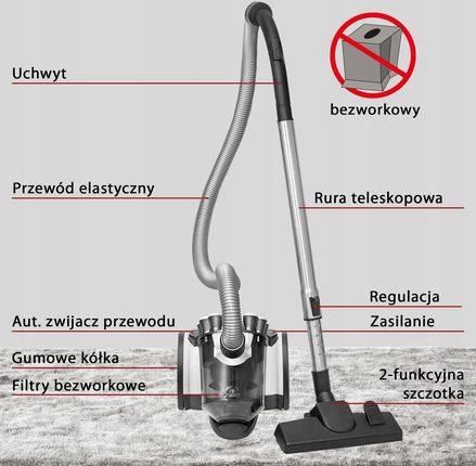 Odkurzacz ProfiCare PC-BS 3110 - zdjęcie 5