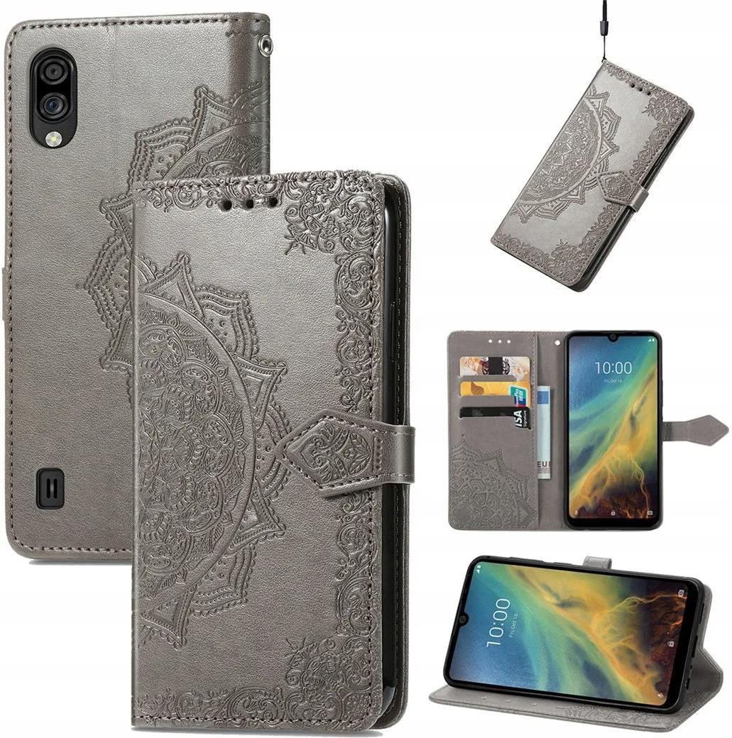 Mixroom - Cover Custodia Back case In TPU Silicone Morbido Per ZTE Blade A5 2020 Fantasia Cavallo Bianco E Nero M597