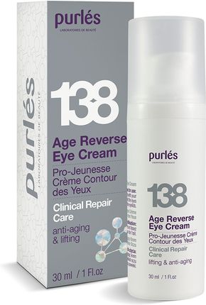 138 Odmładzający Krem Na Okolice Oczu - Age Reverse Eye Cream - 30ml - Purles