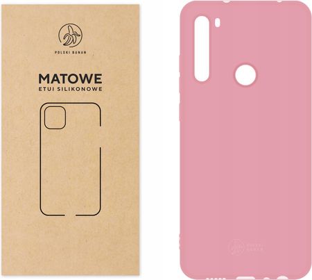 Etui Matowe do Xiaomi Redmi Note 8T różowe