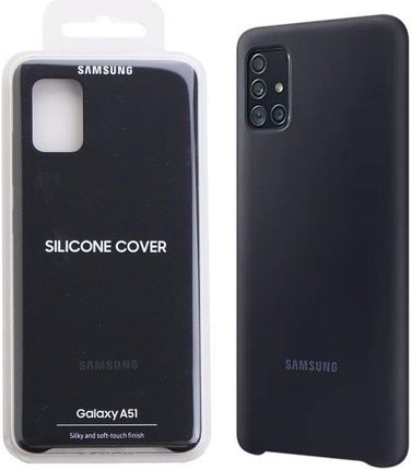 Samsung Silcone Cover do Galaxy A51 czarny (EF-PA515TBEGWW)