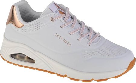 Skechers Uno-Shimmer Away 155196-WHT : Kolor - Białe, Rozmiar - 36