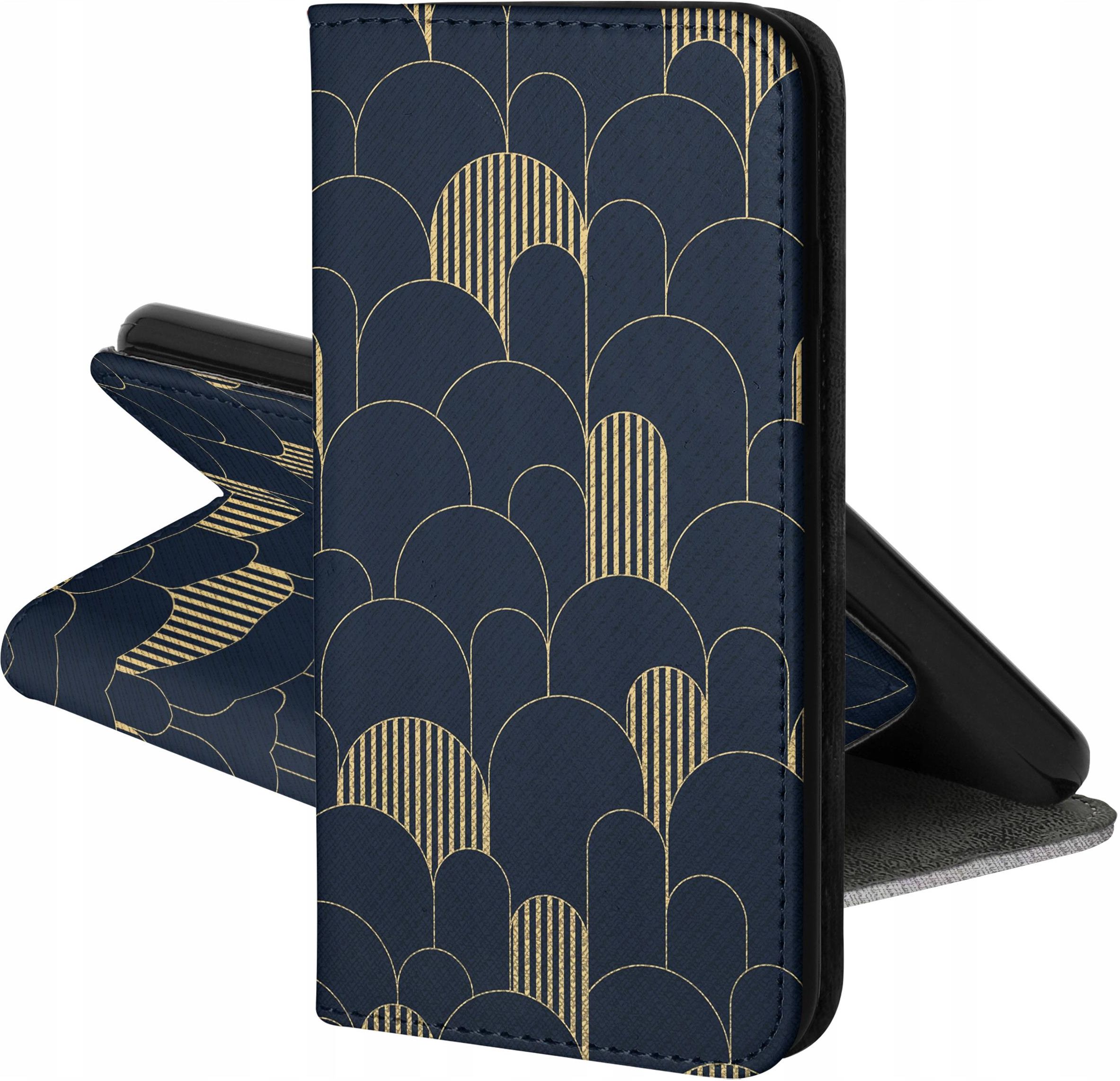 Para Motorola Moto E22/E22i Funda De Teléfono De Cuero Con Tapa Horizontal Con Costuras Geom%c3%a9tricas Marr%c3%b3n Claro