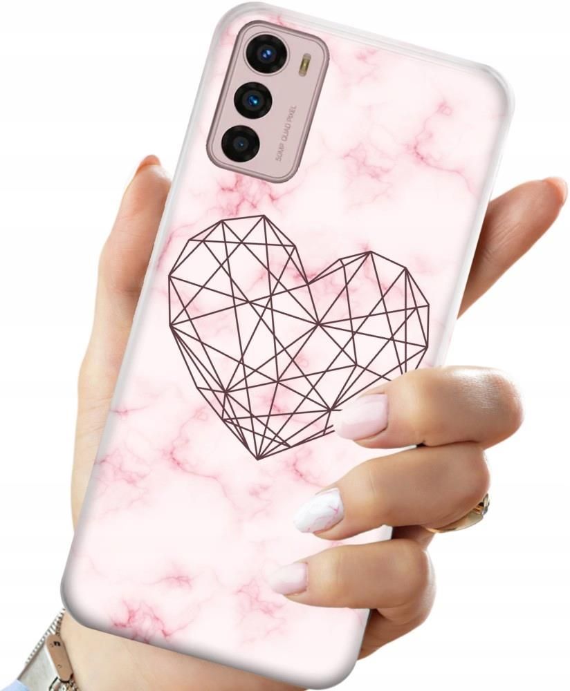Custodia Motorola Moto G42 4G Con Anello Porta E Supporto Liquid Glitter - Silicone Morbido Antishock, Design Carino