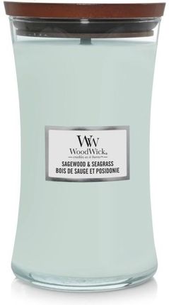 WoodWick Sagewood & Seagrass Świeca Duża 610g