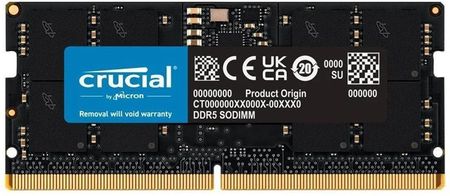 Pamięć RAM Crucial DDR5 16GB 5600MHz CL46 SO-DIMM (CT16G56C46S5)