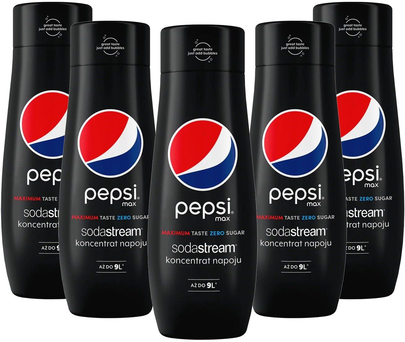 SodaStream PEPSI MAX Syrop Koncentrat 440 Ml Do Saturatora 5pak Ceny SodaStream PEPSI MAX Syrop Koncentrat 440 Ml Do Saturatora 5pak Ceny