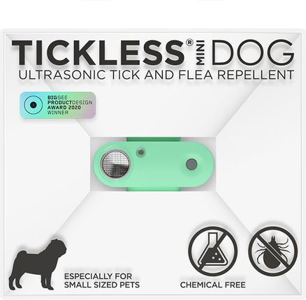 Tickless Pet Mini Mentha Green Urządzenie Chroniące Przed Kleszczami Ultradźwiękowy Odstraszacz Kleszczy