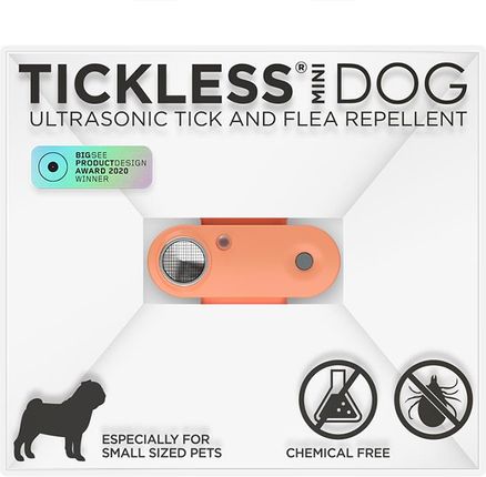 Tickless Pet Mini Hot Peach Urządzenie Chroniące Przed Kleszczami Ultradźwiękowy Odstraszacz Kleszczy