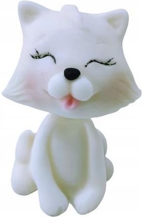 Hokus Figurka Cukrowa Na Tort Kot Siedzący Biały 1szt.