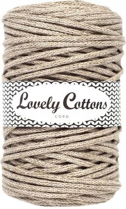Lovely Cottons Sznurek Pleciony Do Makram Cotton 5Mm Latte 11896735282