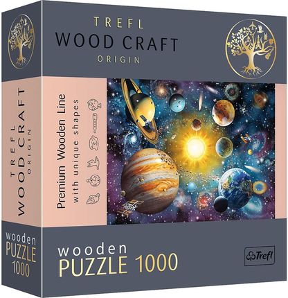 Trefl Puzzle drewniane 1000el. Podróż po Układzie Słonecznym 20177