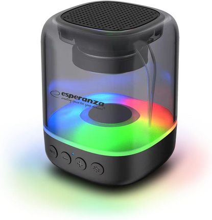 Głośnik przenośny Bluetooth Esperanza VIOLA LED RGB