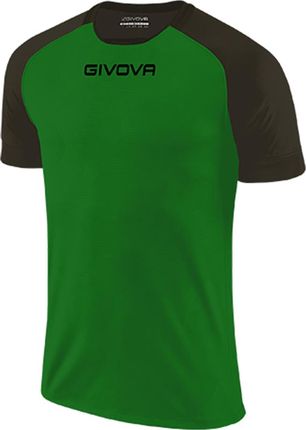 Koszulka Givova Capo MC MAC03 1310 zielono-czarna