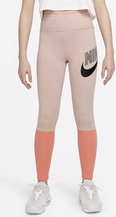 Dziecięce Legginsy Nike G Nsw Favorites GX HW Legging Dv0350-601 – Różowy