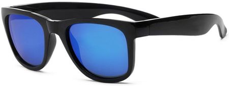 Real Shades okulary przeciwsłoneczne Black Wayfarer Blue Lens