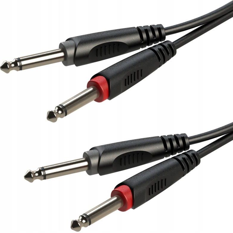 Stagg 6.35 Mm (1/4 In) Jack Male Pro Audio Cables, Snakes
