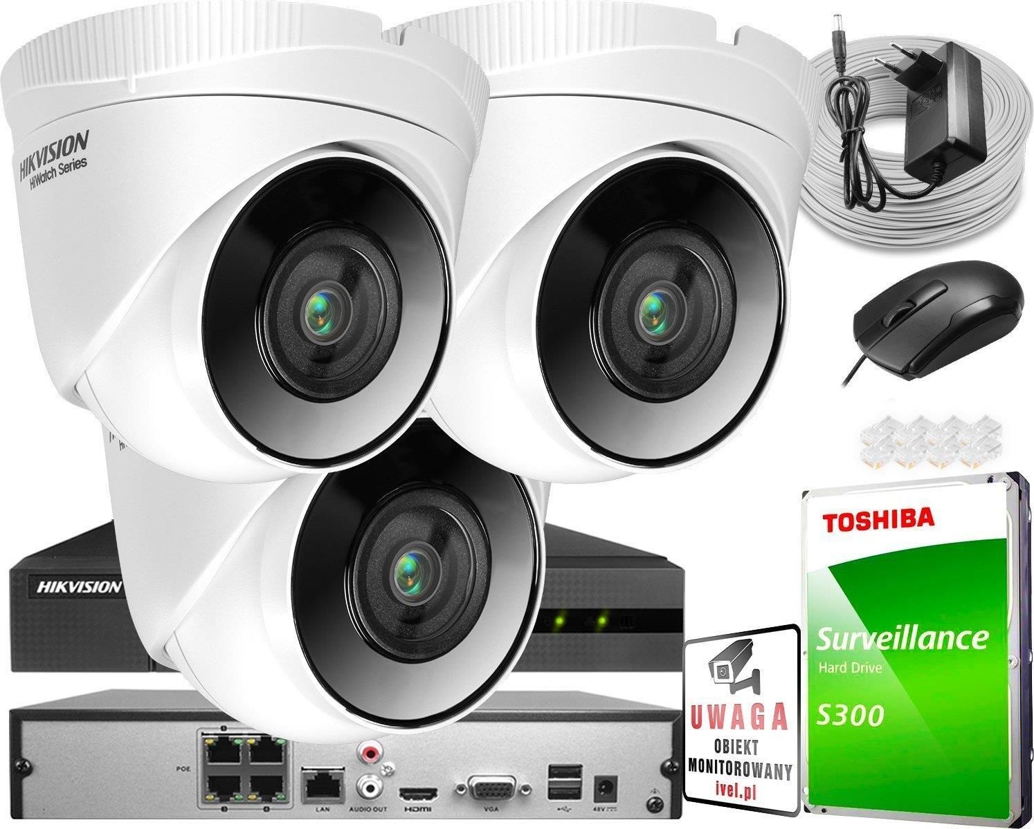 Zestaw Do Monitoringu Hikvision Kamera Ip Zestaw Do Monitoringu Ip Poe