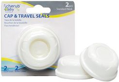 Zdjęcie Cherub Baby Nakrętki Podróżne Do Butelek (2Pc) - Bielsko-Biała