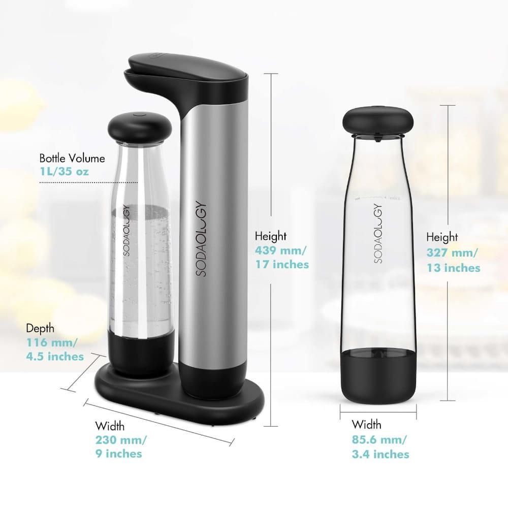 фото Сифон для газування води Sodaology AllFizz Silver