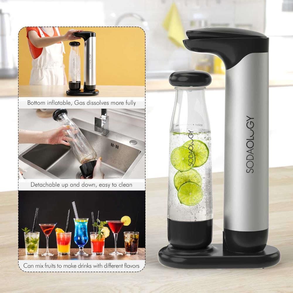 фото Сифон для газування води Sodaology AllFizz Silver