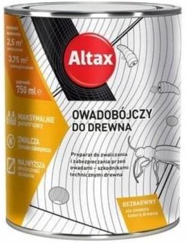 Altax Preparat Owadobójczy Do Drewna 0,75l