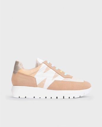 Sneakersy damskie Wonders A-2422-T trend/nylon/natural sand degrade (41, Beżowy)
