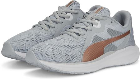BUTY SPORTOWE DAMSKIE PUMA TWITCH RUNNER METALLIC SZARE 37854802