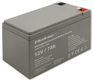 Qoltec Akumulator Agm | 12V 7Ah Max 105A Security 53076