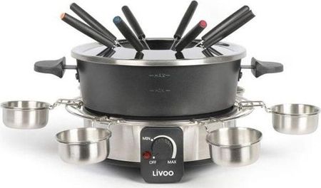 Livoo Doc264 Elektryczna Maszyna Do Fondue 1000W 1,8L W Zestawie 8 Widelców