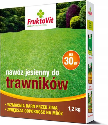 Nawóz Jesienny Do Trawników-Fruktovit Plus-1,2kg