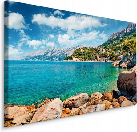 Obraz Do Salonu Wybrzeże Morskie Chorwacja 90x60