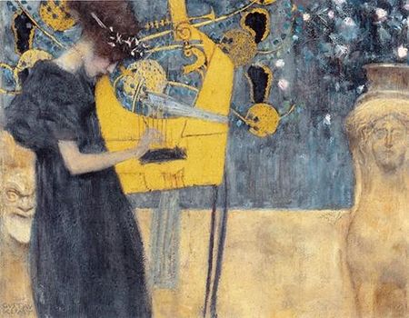 Reprodukcja obraz Music Gustav Klimt 70x55