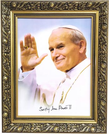 Święty Obraz Na Ścianę 40X50 Papieża Jana Pawła II