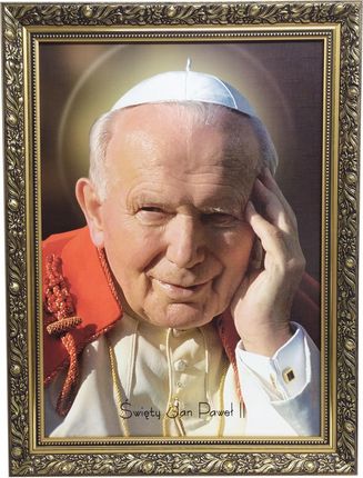 Obraz W Ramie 60X80 Papieża Św. Jana Pawła II