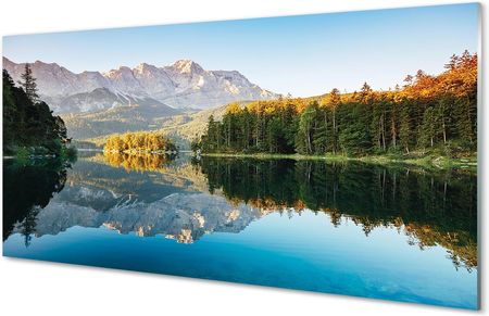Obraz na szkle Niemcy Góry jezioro las 100x50 cm