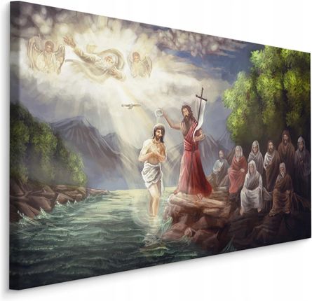 Obraz Canvas Chrzest Jezusa w Jordanie Jan 70x50