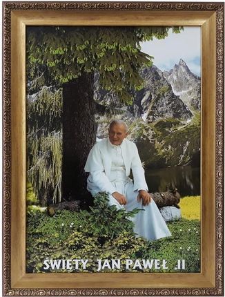 Obraz W Ramie 62x82 Świętego Papieża Jana Pawła II