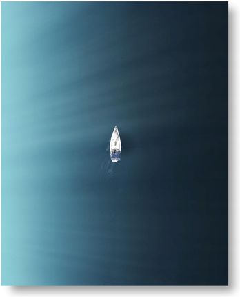 Morze Jacht plakat obraz B1 100x70cm #181