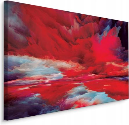 Obraz do jadalni abstrakcja Niebo czerwone 120x80