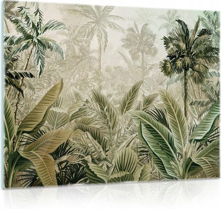 Obraz Szklany Na Szkle Do Salonu Dżungla 80x60