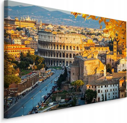 Obraz do Sypialni Widok na Koloseum Rzym 3D 120x80