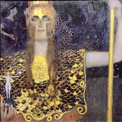 Obraz Pallas Athene Gustav Klimt 90x90