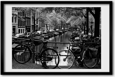 Obraz ramka Mdf na ścianę Rowery Amsterdam 60x40