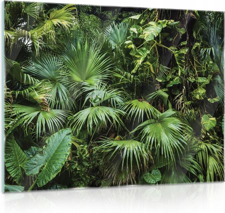 Obraz Na Szkle Szklany Do Łazienki Dżungla 80x60