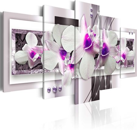 Obraz 100x50cm Abstrakcja Kwiaty b-A-0042-b-p