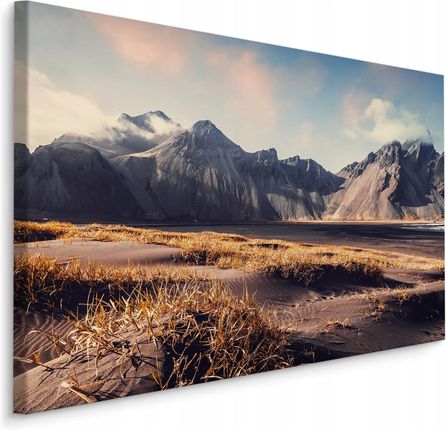 Obraz do Sypialni Pejzaż Górski 3D Islandia 120x80