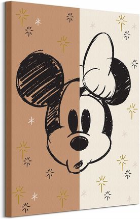 Obraz płótno Mickey and Minnie Mouse 60x80 cm