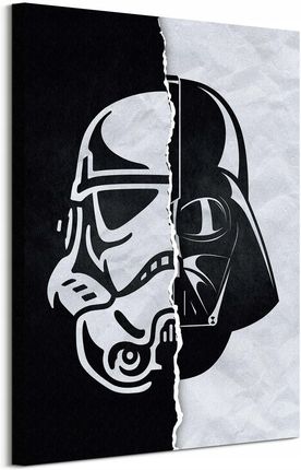 Obraz Star Wars Storm Trooper/Darth Vader 60x80 cm